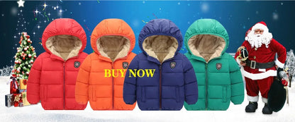 Winter Baby Boys Clothing Sets 2024 Cartoon Toddler Boys Girls Warm Hooded Coats Pants Suit Kids Thick Tracksuit Clothes Set (Stock)