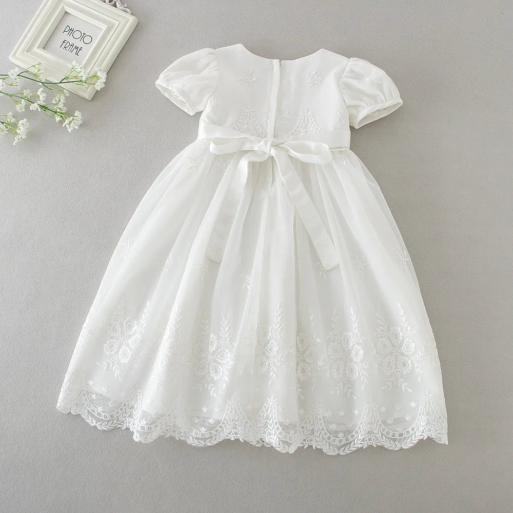 New Infant Dress Newborn Clothes Baby Christening Princess Party Dresses For Baby Girls Kids 1 Year Birthday Christmas 3 12 24M