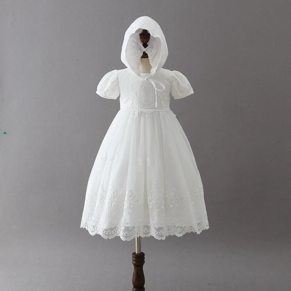 New Infant Dress Newborn Clothes Baby Christening Princess Party Dresses For Baby Girls Kids 1 Year Birthday Christmas 3 12 24M