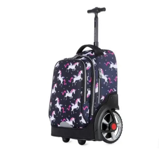 School Bag for girls with wheels Travel Rolling backpack Bags for teenagers travel trolley bag Children wheeled backpack bags