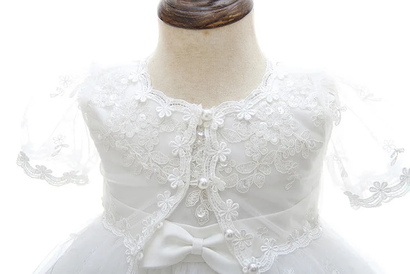 New Infant Dress Newborn Clothes Baby Christening Princess Party Dresses For Baby Girls Kids 1 Year Birthday Christmas 3 12 24M