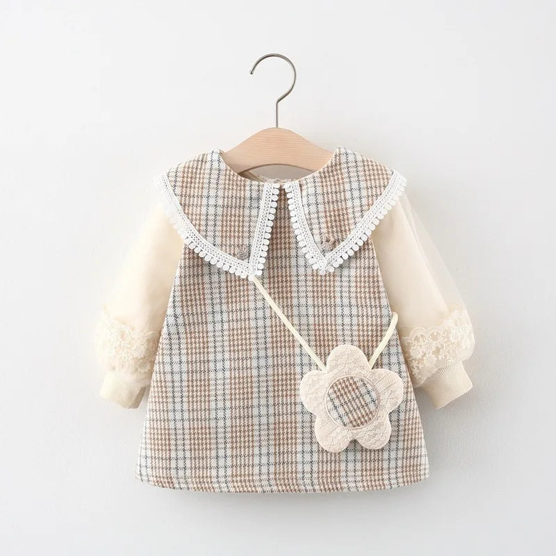 2021 new born baby girl clothes spring fall dress costume for infant  baby clothing girls 1 year birthday princess dresses dress