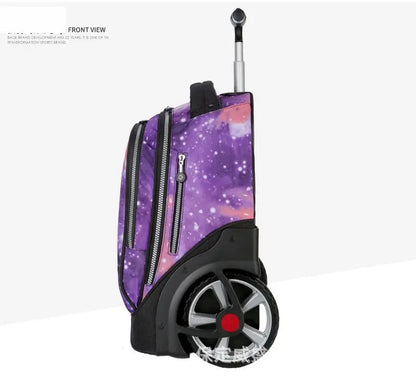 School Bag for girls with wheels Travel Rolling backpack Bags for teenagers travel trolley bag Children wheeled backpack bags