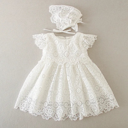 New Infant Dress Newborn Clothes Baby Christening Princess Party Dresses For Baby Girls Kids 1 Year Birthday Christmas 3 12 24M