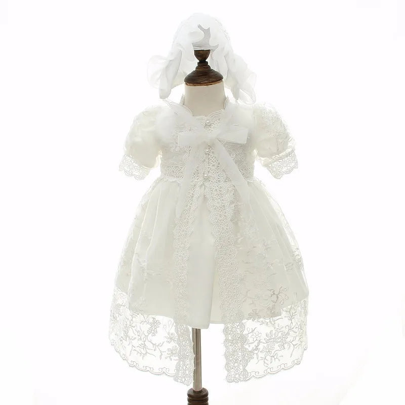 New Infant Dress Newborn Clothes Baby Christening Princess Party Dresses For Baby Girls Kids 1 Year Birthday Christmas 3 12 24M