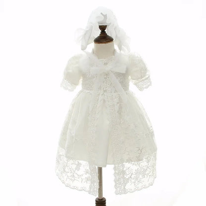 New Infant Dress Newborn Clothes Baby Christening Princess Party Dresses For Baby Girls Kids 1 Year Birthday Christmas 3 12 24M