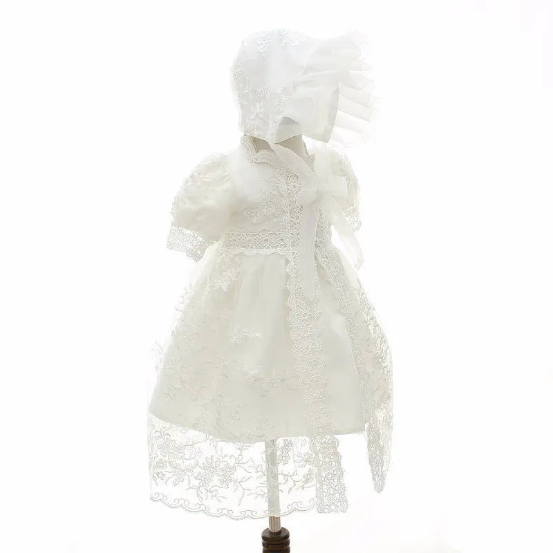 New Infant Dress Newborn Clothes Baby Christening Princess Party Dresses For Baby Girls Kids 1 Year Birthday Christmas 3 12 24M