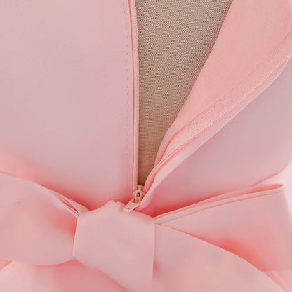 Newborn Baby White Baptism Dress For Girls Toddler Summer Clothes Bow Lace Infant Baby Girl 1st Birthday Princess Party Dresses