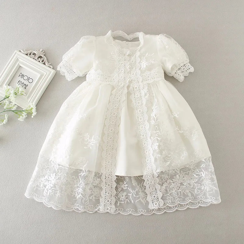 New Infant Dress Newborn Clothes Baby Christening Princess Party Dresses For Baby Girls Kids 1 Year Birthday Christmas 3 12 24M