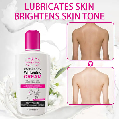 Milk face and body whitening cream  (Available)