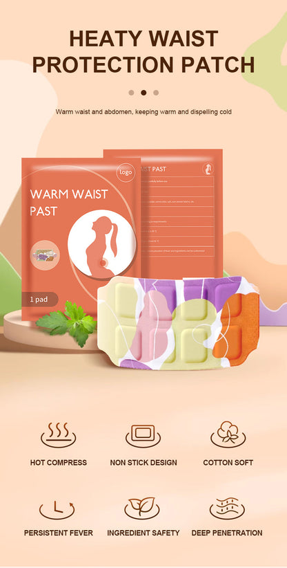 Pain Relief Self-Heating Waist Hot Patch (সেল্ফ হিটিং ব্যথা উপশম কোমরের করার গরম প্যাচ)   (Available)