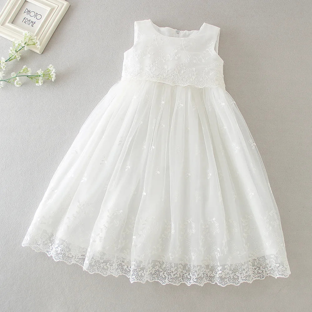 New Infant Dress Newborn Clothes Baby Christening Princess Party Dresses For Baby Girls Kids 1 Year Birthday Christmas 3 12 24M