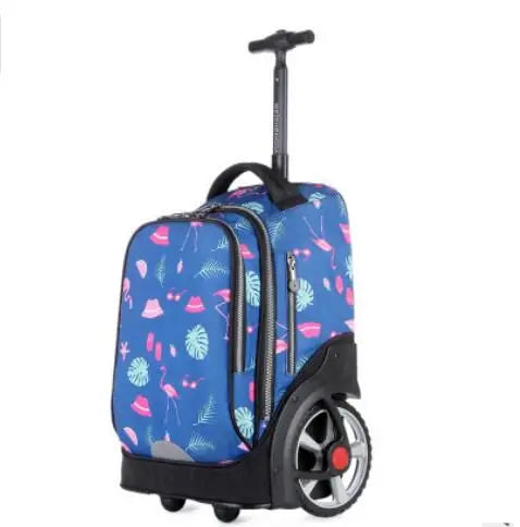 School Bag for girls with wheels Travel Rolling backpack Bags for teenagers travel trolley bag Children wheeled backpack bags