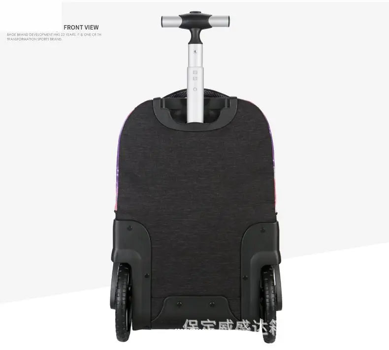 School Bag for girls with wheels Travel Rolling backpack Bags for teenagers travel trolley bag Children wheeled backpack bags