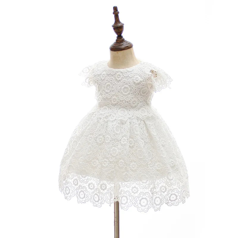New Infant Dress Newborn Clothes Baby Christening Princess Party Dresses For Baby Girls Kids 1 Year Birthday Christmas 3 12 24M