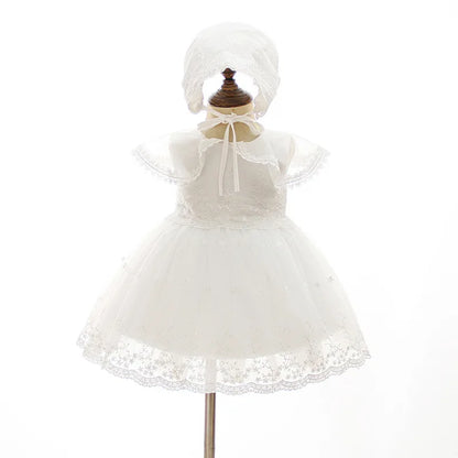 New Infant Dress Newborn Clothes Baby Christening Princess Party Dresses For Baby Girls Kids 1 Year Birthday Christmas 3 12 24M