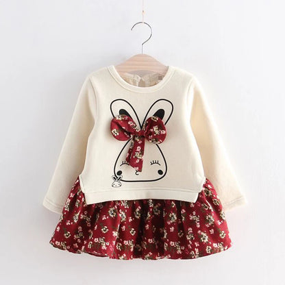 Baby girl Dresses Spring Girls Clothes Princess Dress Flower Dress For Girl Cute Infant toddler Fashion Baby Girl Clothes 18M-6Y