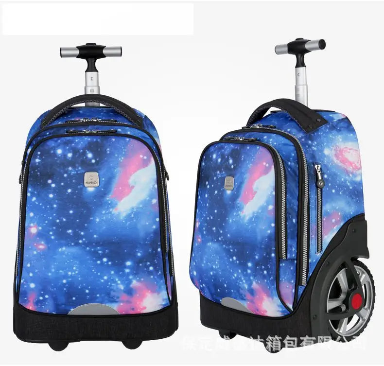 School Bag for girls with wheels Travel Rolling backpack Bags for teenagers travel trolley bag Children wheeled backpack bags