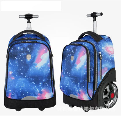 School Bag for girls with wheels Travel Rolling backpack Bags for teenagers travel trolley bag Children wheeled backpack bags