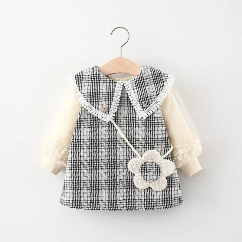 2021 new born baby girl clothes spring fall dress costume for infant  baby clothing girls 1 year birthday princess dresses dress