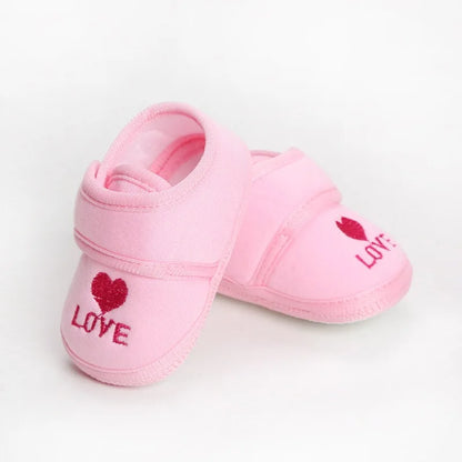 Infant Baby Girls Walkers Shoes Flats Bowknot Soft Anti-Slip Rubber Sole Newborn Shoes Anti-slip Toddler First Walkers