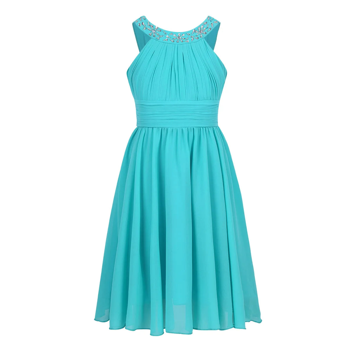 Summer Kids Girls Dresses Elegant Flower Girls Dress Birthday Pageant Wedding Party First Communion Clothing vestido