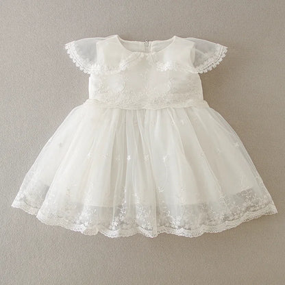 New Infant Dress Newborn Clothes Baby Christening Princess Party Dresses For Baby Girls Kids 1 Year Birthday Christmas 3 12 24M
