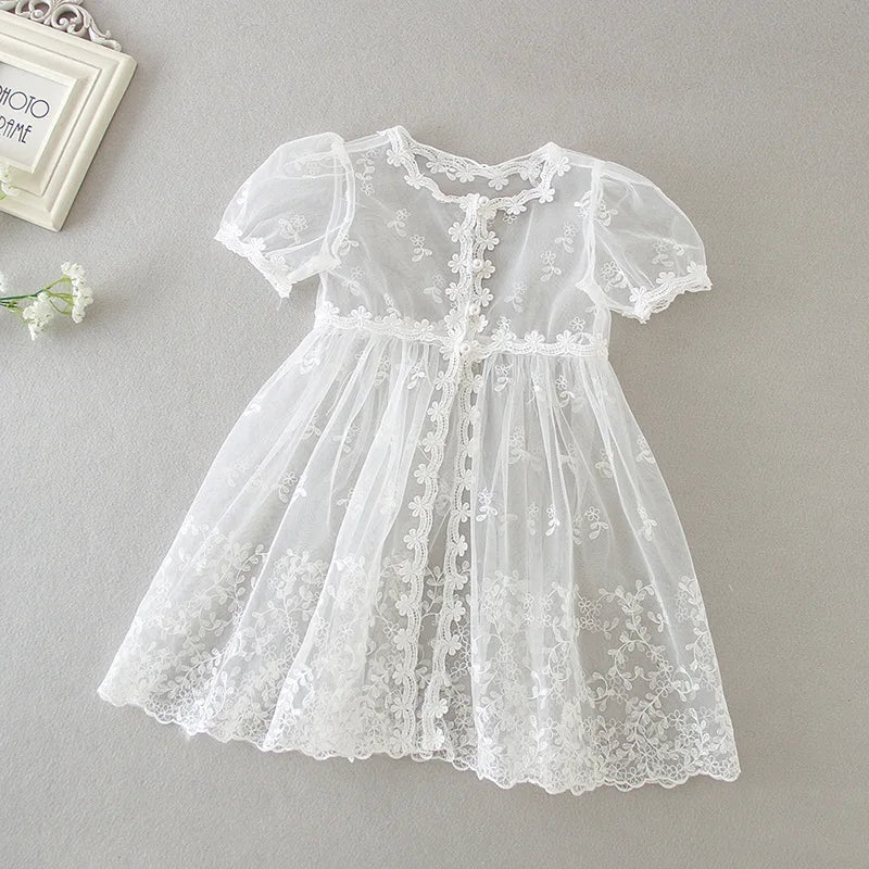 New Infant Dress Newborn Clothes Baby Christening Princess Party Dresses For Baby Girls Kids 1 Year Birthday Christmas 3 12 24M