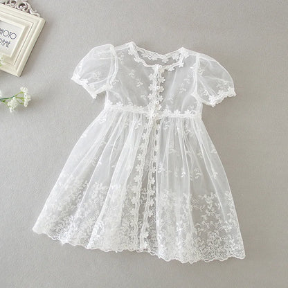 New Infant Dress Newborn Clothes Baby Christening Princess Party Dresses For Baby Girls Kids 1 Year Birthday Christmas 3 12 24M