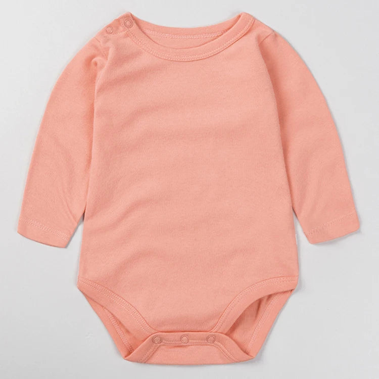 Newborn Baby Girl Rompers Boys Bodysuits Clothing Jumpsuits Long Sleeve Red Toddlers Born White Kids Bebe New Infant Costume