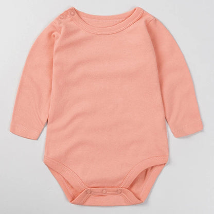 Newborn Baby Girl Rompers Boys Bodysuits Clothing Jumpsuits Long Sleeve Red Toddlers Born White Kids Bebe New Infant Costume