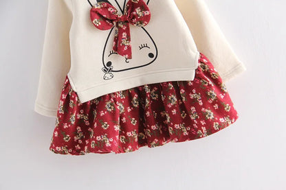 Baby girl Dresses Spring Girls Clothes Princess Dress Flower Dress For Girl Cute Infant toddler Fashion Baby Girl Clothes 18M-6Y