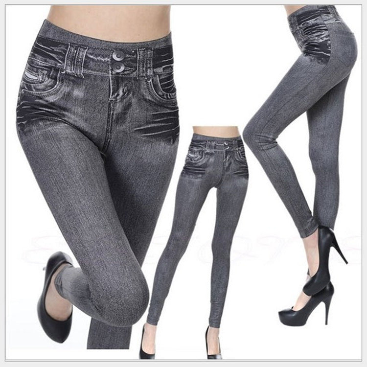 leggings women spring and autumn high waist outer wear one-piece pants  (Available)