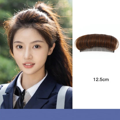 Wig piece for women, fluffy hair root, simulated hair pad, invisible hair top heightening and curling tool, hair pad artifact  (Available)