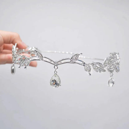 Exotic retro temperament tassel headdress female new rhinestone high-grade headband headband bridal crown hair accessories  (Available)
