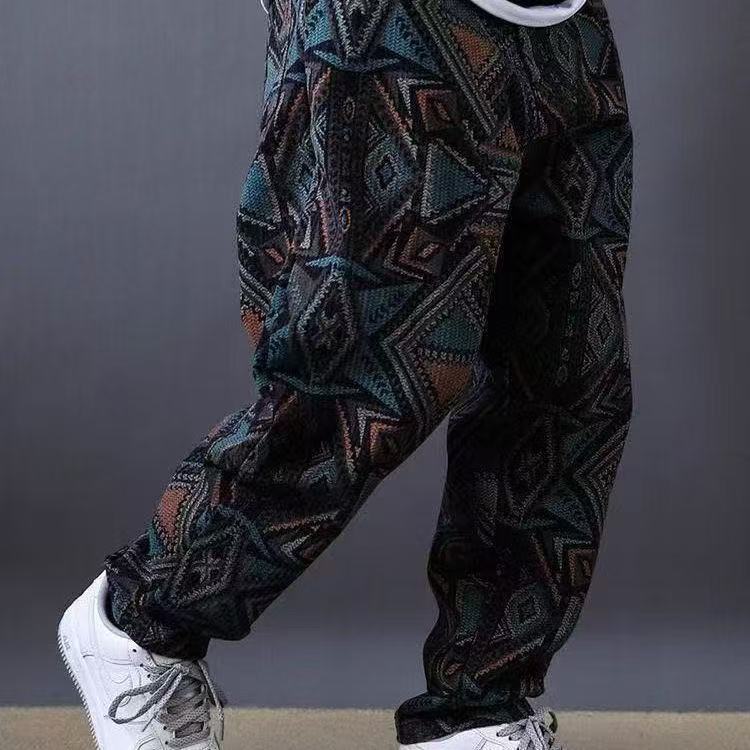 Men's Trendy Niche Retro Loose Harem Ankle Tight Pants (Available)
