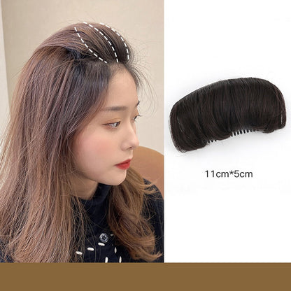 Wig piece for women, fluffy hair root, simulated hair pad, invisible hair top heightening and curling tool, hair pad artifact  (Available)
