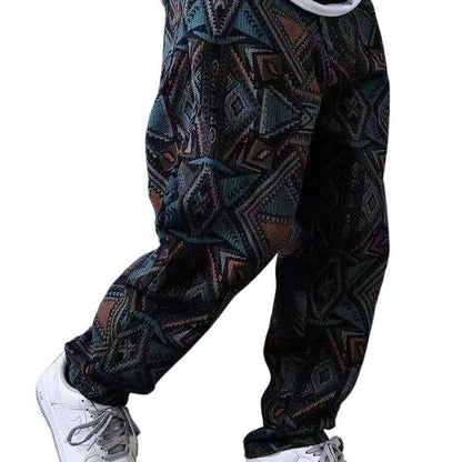 Men's Trendy Niche Retro Loose Harem Ankle Tight Pants (Available)