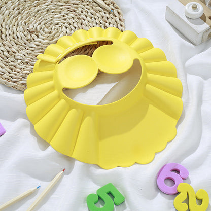 Adjustable children's shampoo cap baby shampoo cap baby bath cap waterproof cap children's shampoo cap (Available)