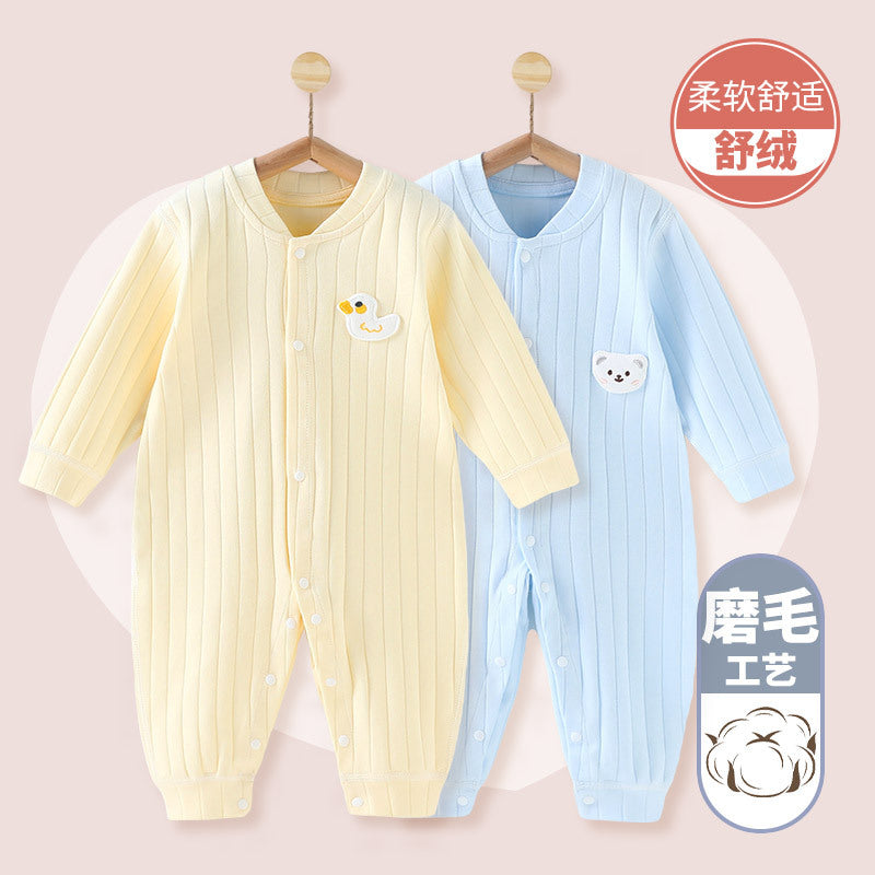 Baby onesie boneless newborn plush autumn outing clothing  (Available)