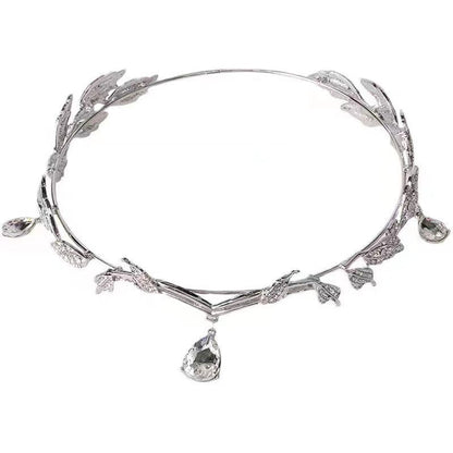 Exotic retro temperament tassel headdress female new rhinestone high-grade headband headband bridal crown hair accessories  (Available)