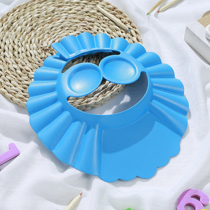 Adjustable children's shampoo cap baby shampoo cap baby bath cap waterproof cap children's shampoo cap (Available)