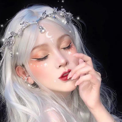 Exotic retro temperament tassel headdress female new rhinestone high-grade headband headband bridal crown hair accessories  (Available)