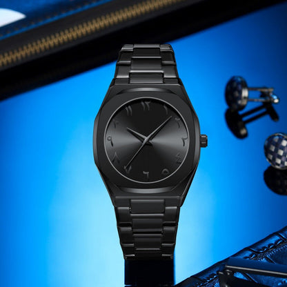 High-grade Alloy Arabic Dial Men's Waterproof Watch   (Available)