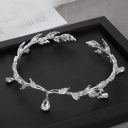 Exotic retro temperament tassel headdress female new rhinestone high-grade headband headband bridal crown hair accessories  (Available)