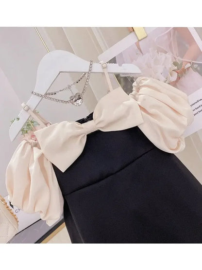 New Girls Summer Dress Fashion Bow Birthday Party Princess Dresses Clothing