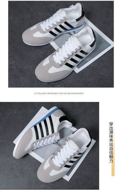 Men's Shoes Trend Casual Shoes for Men Breathable Flat Shoes Outdoor Fitness Free Sports Male Shoes Comfortable Vulcanized Shoes   (Available)