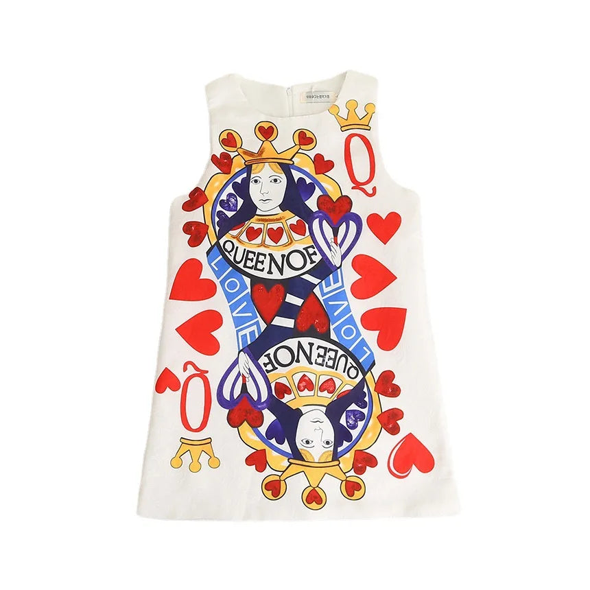 Young Children Vestidos De Fiesta Sleeveless Girls Summer Dresses Princess Girl Dresses European Style Wedding Girl Clothes