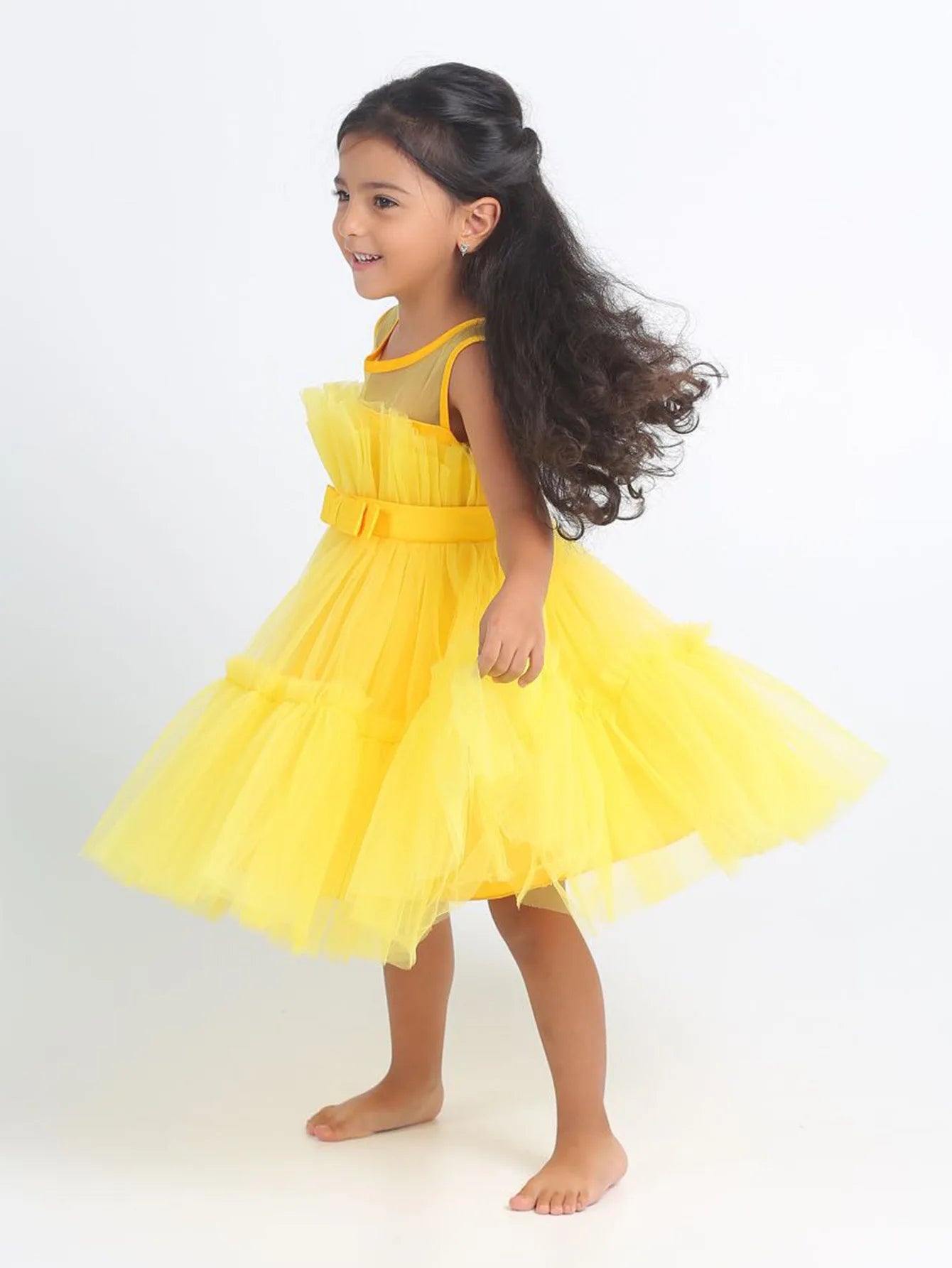 Girls Party Dress White Bridesmaid Dresses For Girls Wedding Evening Prom Gown Kids First Communiom Formal Vestidos