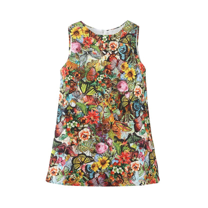 Young Children Vestidos De Fiesta Sleeveless Girls Summer Dresses Princess Girl Dresses European Style Wedding Girl Clothes